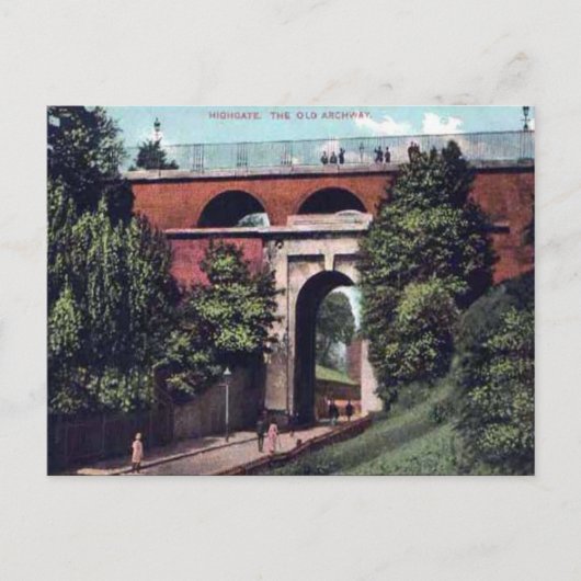 Oud Briefkaart - Archway, Highgate, Londen (Voorkant)