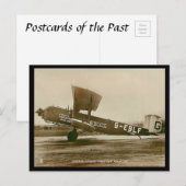 Oud Briefkaart - Armstrong Whitworth "Argosy" (Voorkant / Achterkant)