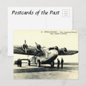 Oud Briefkaart - Armstrong-Whitworth Plane (Voorkant / Achterkant)