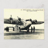 Oud Briefkaart - Armstrong-Whitworth Plane (Voorkant)