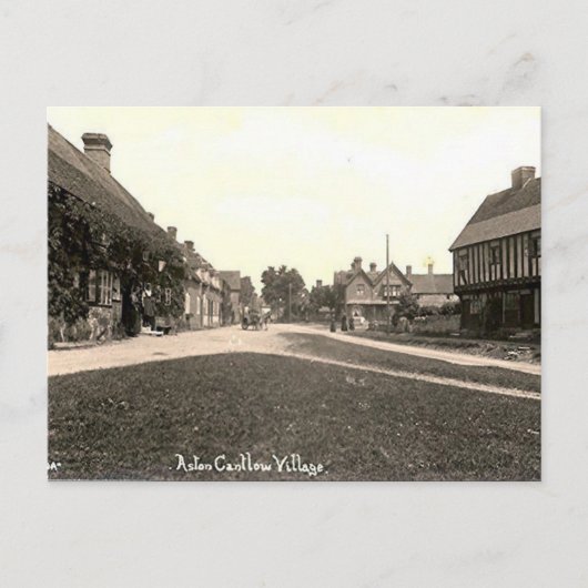 Oud Briefkaart - Aston Cantlow, Warwickshire (Voorkant)