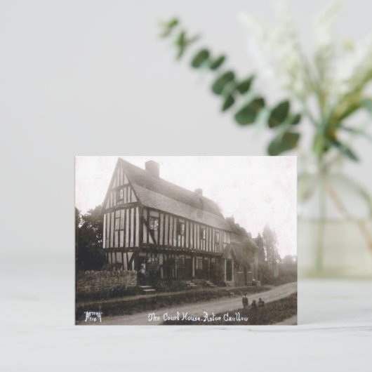 Oud Briefkaart - Aston Cantlow, Warwickshire (Staand voorkant)