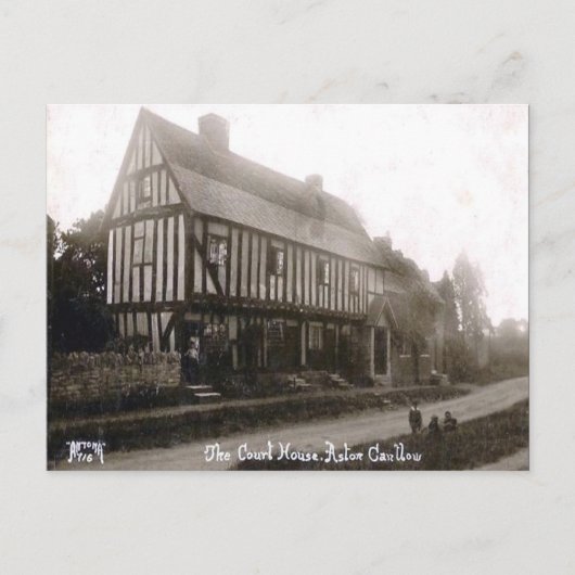 Oud Briefkaart - Aston Cantlow, Warwickshire (Voorkant)