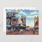 Oud Briefkaart - Atlantic City, New Jersey, VS (Voorkant / Achterkant)