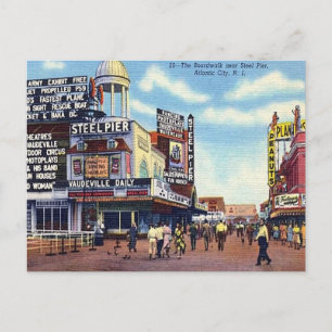 Oud Briefkaart - Atlantic City, New Jersey, VS