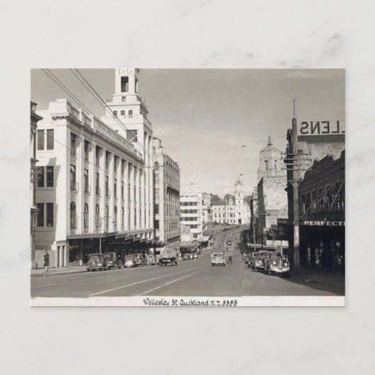 Oud Briefkaart - Auckland, Nieuw-Zeeland (Voorkant)