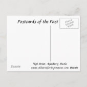 Oud Briefkaart - Aylesbury, Buckinghamshire (Achterkant)