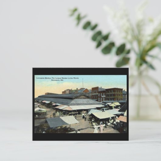 Oud Briefkaart - Baltimore, Maryland, VS (Staand voorkant)