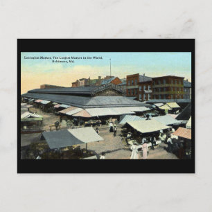 Oud Briefkaart - Baltimore, Maryland, VS