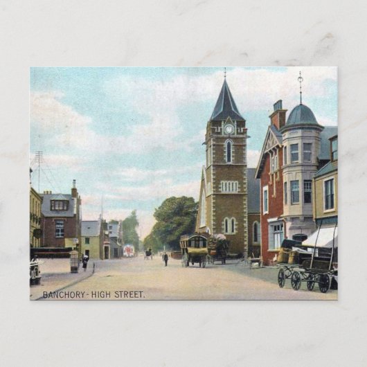 Oud Briefkaart - Banchory, Aberdeenshire (Voorkant)