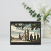 Oud Briefkaart, Barcelona, Sagrada Familia Briefkaart (Staand voorkant)