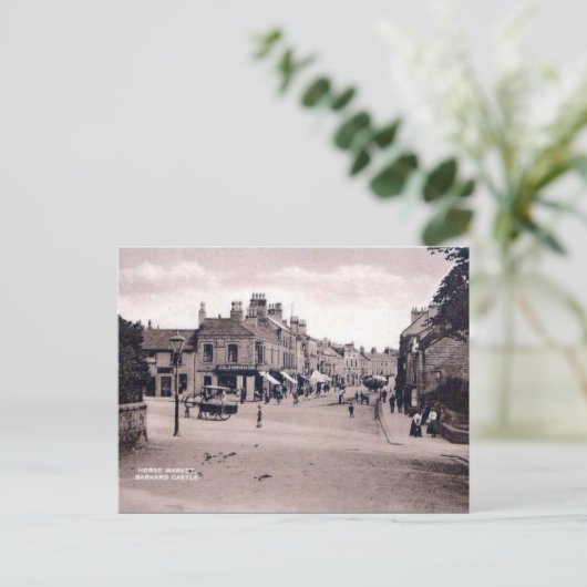 Oud Briefkaart - Barnard Castle, Co Durham (Staand voorkant)