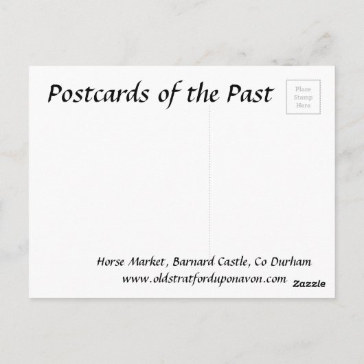 Oud Briefkaart - Barnard Castle, Co Durham (Achterkant)