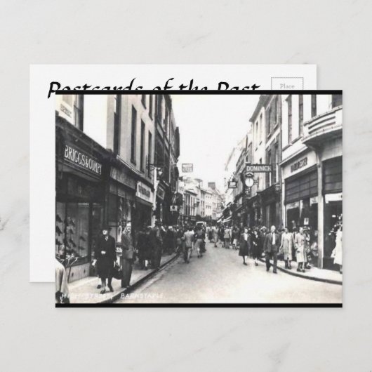 Oud Briefkaart - Barnstaple, Devon (Voorkant / Achterkant)