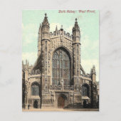 Oud Briefkaart - Bath Abbey (Voorkant)
