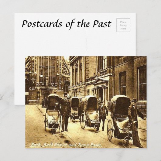 Oud Briefkaart - Bath Chairs, Bath (Voorkant / Achterkant)