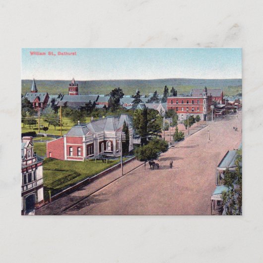 Oud Briefkaart - Bathurst, NSW, Australië (Voorkant)