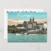 Oud Briefkaart - Bazel, Zwitserland (Voorkant / Achterkant)
