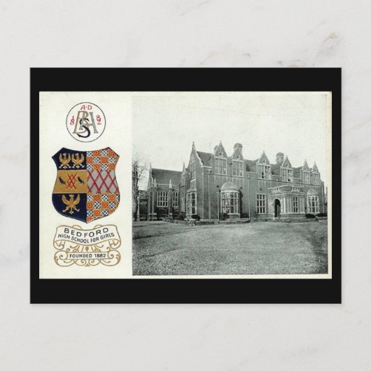 Oud Briefkaart, Bedford High School for Girls Briefkaart (Voorkant)