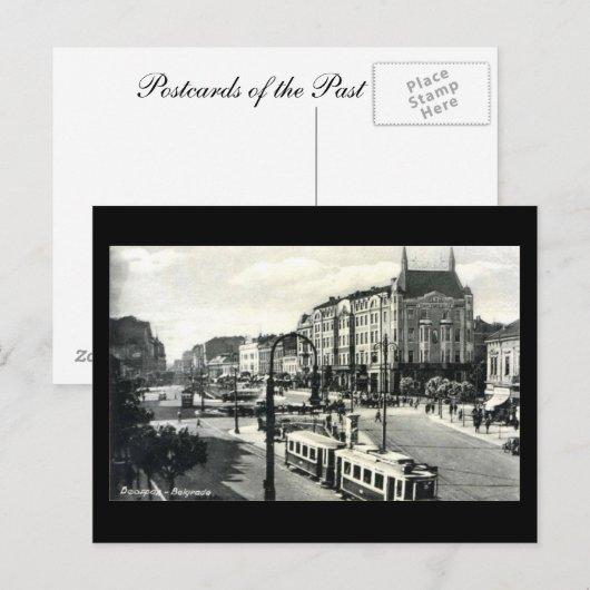 Oud Briefkaart, Belgrado Briefkaart (Voorkant / Achterkant)