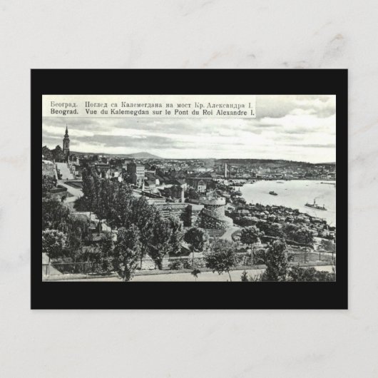 Oud Briefkaart, Belgrado Briefkaart (Voorkant)