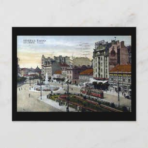 Oud Briefkaart - Belgrado, Terazije in 1934