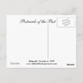 Oud Briefkaart, Belgrado, Terazije in 1939 Briefkaart (Achterkant)