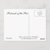 Oud Briefkaart - Bellevue Stratford Hotel, Philade (Achterkant)
