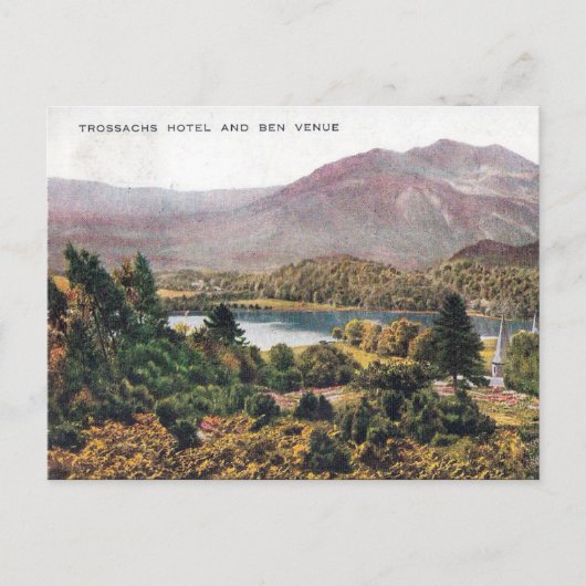 Oud Briefkaart - Ben Venue, Trossachs, Schotland (Voorkant)