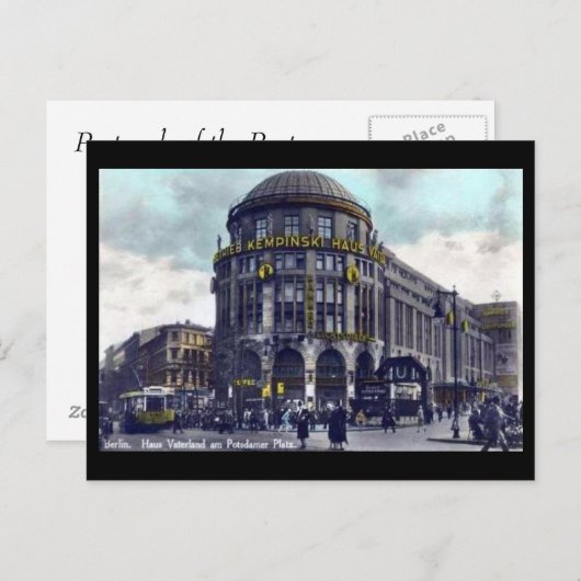 Oud Briefkaart - Berlijn, Potsdamer Platz (Voorkant / Achterkant)