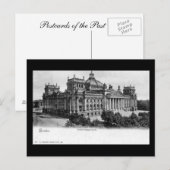 Oud Briefkaart, Berlijn, Reichstag Briefkaart (Voorkant / Achterkant)