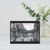 Oud Briefkaart - Berlijn, station Friedrichstrasse (Staand voorkant)