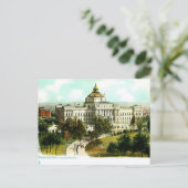 Oud Briefkaart - Bibliotheek van het Congres, Wash (Staand voorkant)