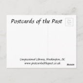 Oud Briefkaart - Bibliotheek van het Congres, Wash (Achterkant)