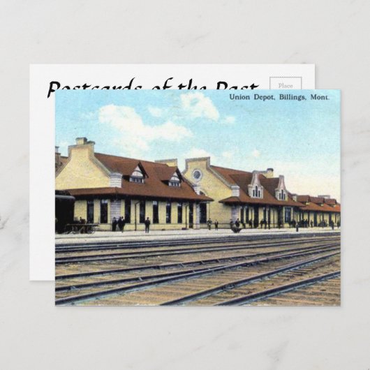 Oud Briefkaart - Billings, Montana (Voorkant / Achterkant)