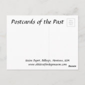 Oud Briefkaart - Billings, Montana (Achterkant)