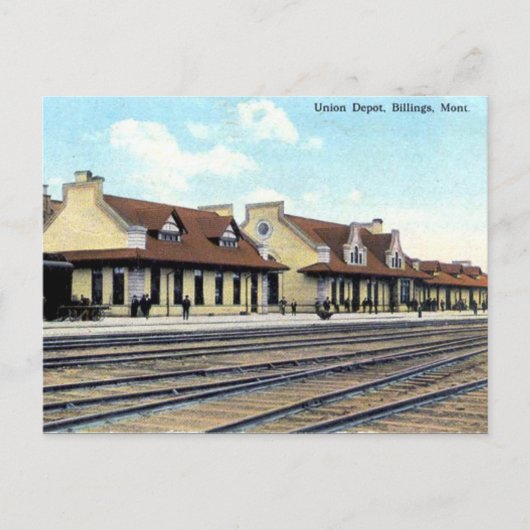 Oud Briefkaart - Billings, Montana (Voorkant)