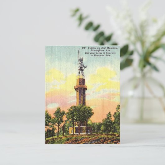 Oud Briefkaart - Birmingham, Alabama (Staand voorkant)