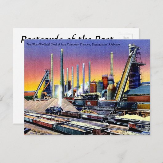 Oud Briefkaart - Birmingham, Alabama (Voorkant / Achterkant)