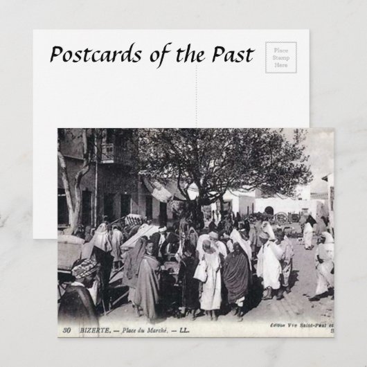 Oud Briefkaart - Bizerte, Tunesië (Voorkant / Achterkant)