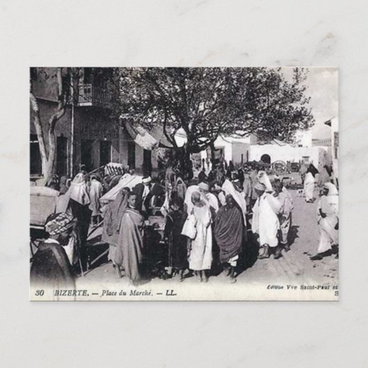 Oud Briefkaart - Bizerte, Tunesië (Voorkant)