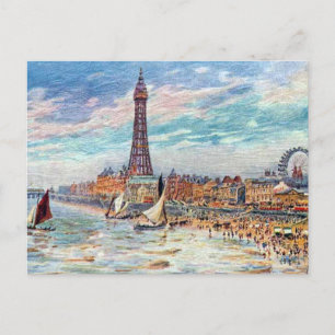 Oud Briefkaart - Blackpool, Lancashire