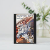 Oud Briefkaart - Blackpool, Lancashire (Staand voorkant)