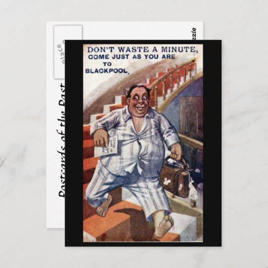 Oud Briefkaart - Blackpool, Lancashire (Voorkant / Achterkant)