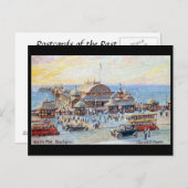 Oud Briefkaart - Blackpool, Noord-Pier (Voorkant / Achterkant)