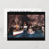 Oud Briefkaart - Blue Grotto, Capri, Italië (Voorkant / Achterkant)