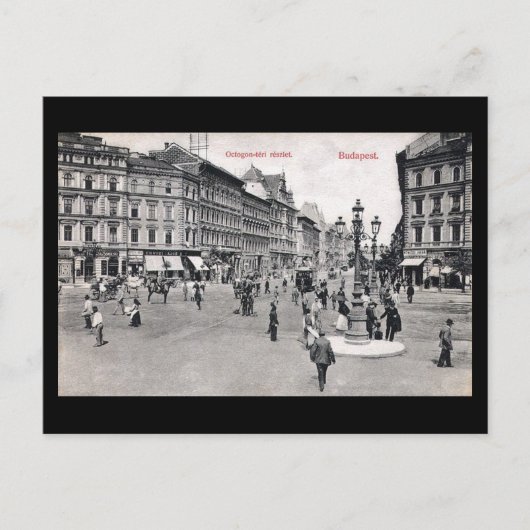 Oud Briefkaart - Boedapest, Hongarije (Voorkant)