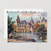 Oud Briefkaart - Boedapest, Hongarije (Voorkant / Achterkant)