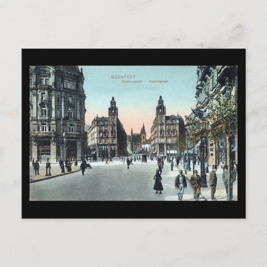 Oud Briefkaart - Boedapest, Hongarije, 1908 (Voorkant)