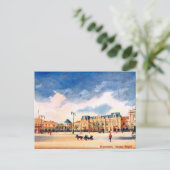 Oud Briefkaart - Boekarest, Roemenië (Staand voorkant)